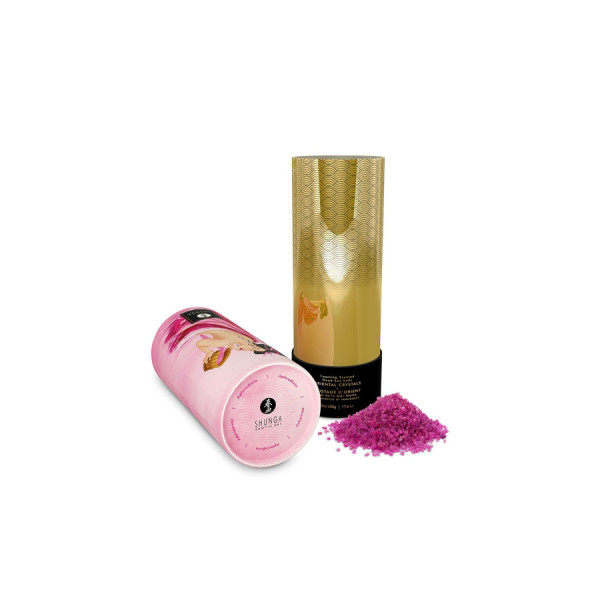 Sel de la mer morte aromatisé et moussant Aphrodisia  500 gr Shunga 